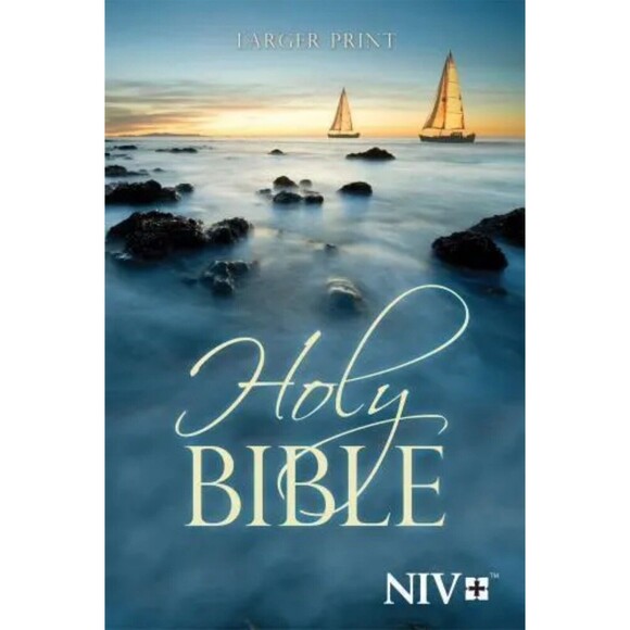 Larger Print Bible-NIV by Zondervan used - Picture 1 of 10